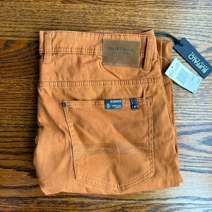 NWT Buffalo David Britton Evan-x Slim Straight Stretch Pants Mens 36x32